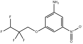 3-NITRO-5-(2,2,3,3-TETRAFLUORO-PROPOXY)-PHENYLAMINE Struktur