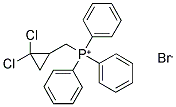 [(2,2-DICHLOROCYCLOPROPYL)METHYL](TRIPHENYL)PHOSPHONIUM BROMIDE Struktur