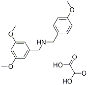 (3,5-DIMETHOXY-BENZYL)-(4-METHOXY-BENZYL)-AMINEOXALATE Struktur