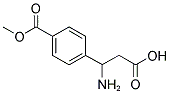 3-AMINO-3-[4-(METHOXYCARBONYL)PHENYL]PROPANOIC ACID Struktur