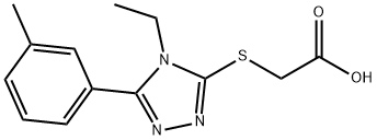 (4-ETHYL-5-M-TOLYL-4 H-[1,2,4]TRIAZOL-3-YLSULFANYL)-ACETIC ACID price.