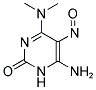 4-AMINO-6-(DIMETHYLAMINO)-5-NITROSOPYRIMIDIN-2(3H)-ONE Struktur