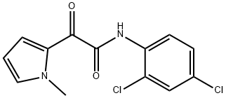 N-(2,4-DICHLOROPHENYL)-2-(1-METHYL-1H-PYRROL-2-YL)-2-OXOACETAMIDE Struktur