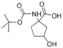 1-TERT-BUTOXYCARBONYLAMINO-3-HYDROXY-CYCLOPENTANECARBOXYLIC ACID Struktur