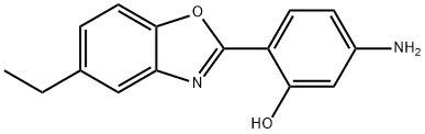 5-AMINO-2-(5-ETHYL-BENZOOXAZOL-2-YL)-PHENOL Struktur