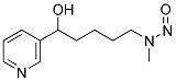 5-(METHYLNITROSAMINO)-1-(3-PYRIDYL)-1-PENTANOL Struktur