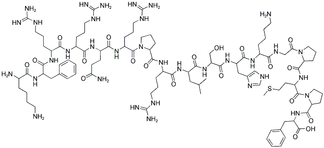 APELIN (20-36), HUMAN, BOVINE Struktur
