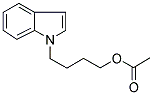 4-(1H-INDOL-1-YL)BUTYL ACETATE Struktur