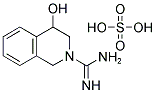 (+/-)-2-AMIDINO-4-HYDROXY-1,2,3,4-TETRAHYDROISOQUINOLINE SULFATE Struktur