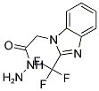 2-[2-(TRIFLUOROMETHYL)-1H-BENZIMIDAZOL-1-YL]ACETOHYDRAZIDE Struktur