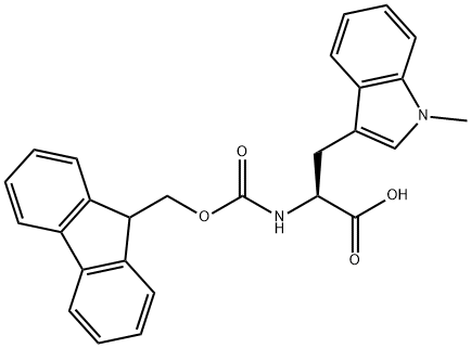 FMOC-1-METHYL-DL-TRYPTOPHAN Struktur