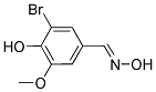 5-BROMO-4-HYDROXY-3-METHOXYBENZALDEHYDE OXIME Struktur