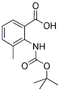 2-TERT-BUTOXYCARBONYLAMINO-3-METHYL-BENZOIC ACID Struktur