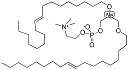 1,2-DI-O-OCTADECENYL-SN-GLYCERO-3-PHOSPHOCHOLINE Struktur