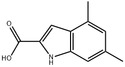 4,6-DIMETHYL-1H-INDOLE-2-CARBOXYLIC ACID Struktur