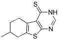 7-METHYL-5,6,7,8-TETRAHYDRO-3H-BENZO[4,5]THIENO[2,3-D]PYRIMIDINE-4-THIONE Struktur