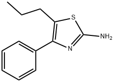 4-PHENYL-5-PROPYL-THIAZOL-2-YLAMINE Struktur