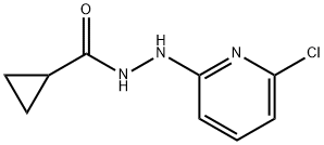 N'-(6-CHLORO-2-PYRIDINYL)CYCLOPROPANECARBOHYDRAZIDE Struktur