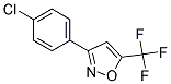 3-(4-CHLOROPHENYL)-5-(TRIFLUOROMETHYL)ISOXAZOLE Struktur