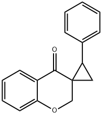 3-(1-PHENYLSPIROCYCLOPROPYL)-2,3-DIHYDRO-4H-CHROMEN-4-ONE Struktur