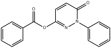 6-OXO-1-PHENYL-1,6-DIHYDRO-3-PYRIDAZINYL BENZENECARBOXYLATE Struktur