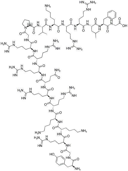 CDK2/CYCLIN INHIBITORY PEPTIDE I Struktur