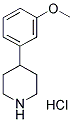 4-(3-METHOXYPHENYL) PIPERIDINE HYDROCHLORIDE Struktur