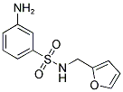 3-AMINO-N-FURAN-2-YLMETHYL-BENZENESULFONAMIDE, , 結(jié)構(gòu)式