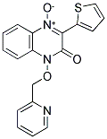 1-(PYRIDIN-2-YLMETHOXY)-3-THIEN-2-YLQUINOXALIN-2(1H)-ONE 4-OXIDE Struktur