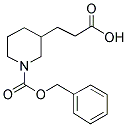 N-CBZ-3-PIPERIDINEPROPIONIC ACID Struktur