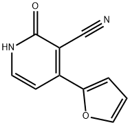 4-(2-FURYL)-2-OXO-1,2-DIHYDRO-3-PYRIDINECARBONITRILE Struktur