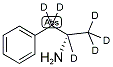 D-AMPHETAMINE-D6 Struktur