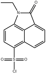 1-ETHYL-2-OXO-1,2-DIHYDROBENZO[CD]INDOLE-6-SULFONYL CHLORIDE Struktur