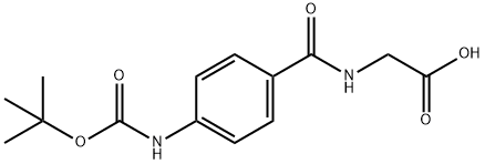 BOC-4-AMINOHIPPURIC ACID Struktur