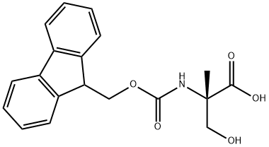 FMOC-ALPHA-METHYL-L-SER Struktur