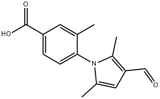 4-(3-FORMYL-2,5-DIMETHYL-PYRROL-1-YL)-3-METHYL-BENZOIC ACID price.