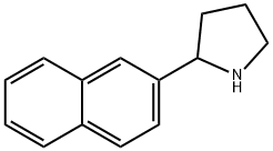 2-NAPHTHALEN-2-YL-PYRROLIDINE Struktur