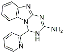 4-PYRIDIN-2-YL-3,4-DIHYDRO[1,3,5]TRIAZINO[1,2-A]BENZIMIDAZOL-2-AMINE Struktur