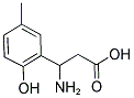 3-AMINO-3-(2-HYDROXY-5-METHYL-PHENYL)-PROPIONIC ACID Struktur