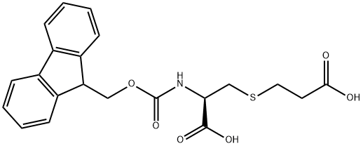 FMOC-S-CARBOXYETHYL-L-CYSTEINE Struktur