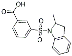 3-(2-METHYL-2,3-DIHYDRO-INDOLE-1-SULFONYL)-BENZOIC ACID Struktur