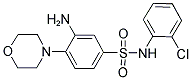 3-AMINO-N-(2-CHLORO-PHENYL)-4-MORPHOLIN-4-YL-BENZENESULFONAMIDE Struktur