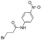 3-BROMO-N-(4-NITROPHENYL)PROPANAMIDE Struktur