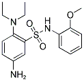 5-AMINO-2-DIETHYLAMINO-N-(2-METHOXY-PHENYL)-BENZENESULFONAMIDE Struktur