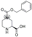 (S)-PIPERAZINE-1,3-DICARBOXYLIC ACID 1-BENZYL ESTER Struktur