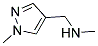 METHYL-(1-METHYL-1H-PYRAZOL-4-YLMETHYL)-AMINE Struktur