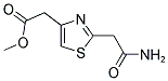 METHYL [2-(2-AMINO-2-OXOETHYL)-1,3-THIAZOL-4-YL]ACETATE Struktur