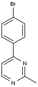 4-(4-BROMOPHENYL)-2-METHYLPYRIMIDINE