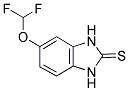 5-(DIFLUOROMETHOXY)-1,3-DIHYDRO-2H-BENZIMIDAZOLE-2-THIONE Struktur