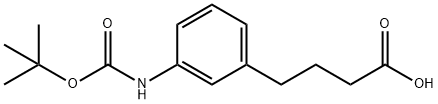 BOC-4-(4-AMINOPHENYL)BUTANOIC ACID Struktur